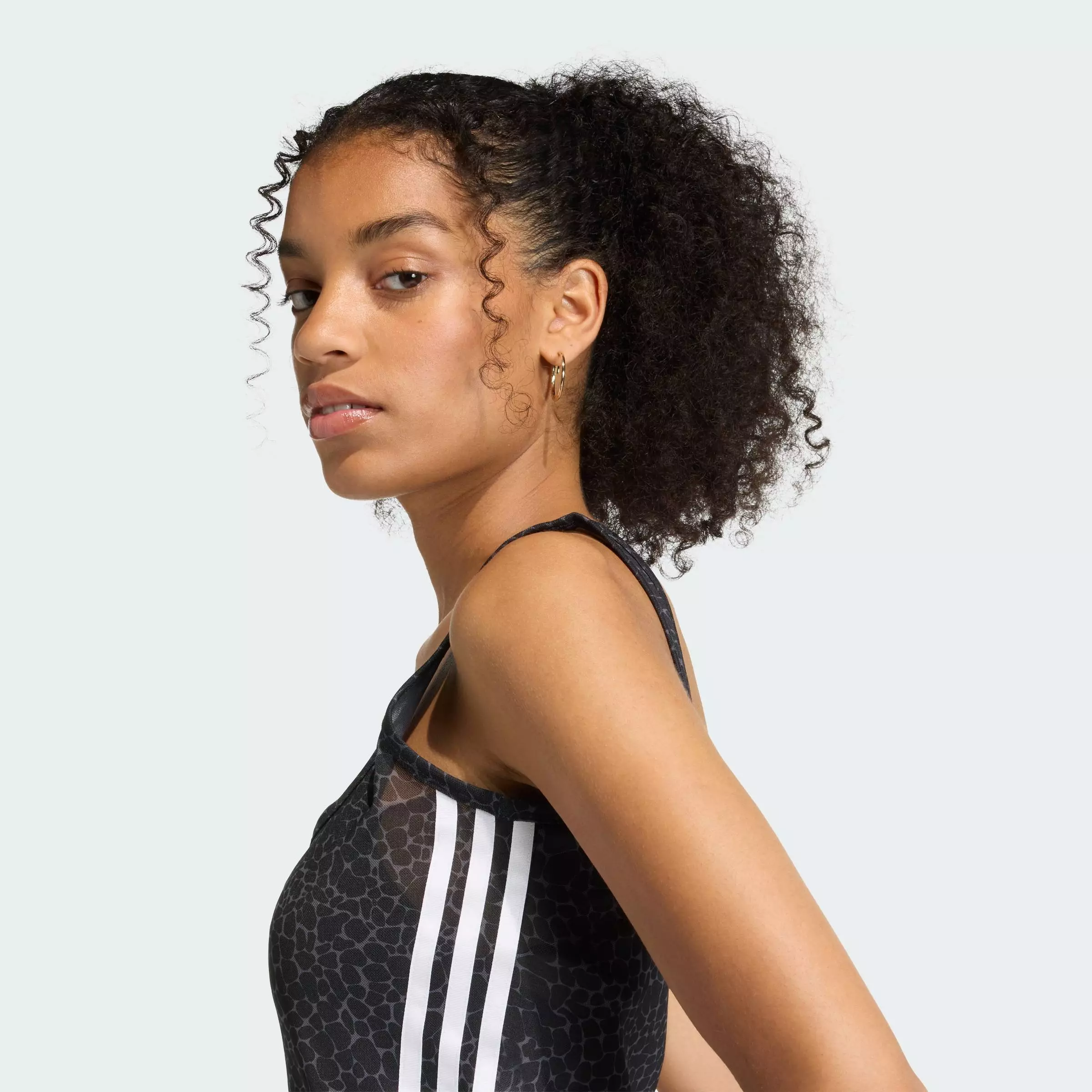 Lifestyle AOP TANK TOP Women Black KD2838