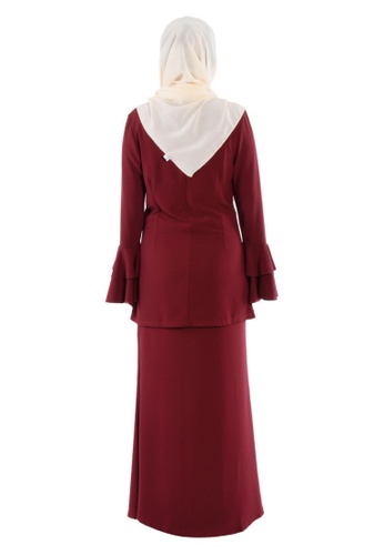 Buy Teana Baju Kurung Modern from MyTrend in Red only 199