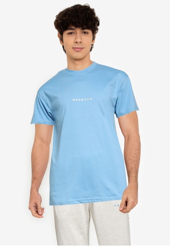 Mennace blue Essential Regular T-Shirt 6B73DAA942F0B3GS_1