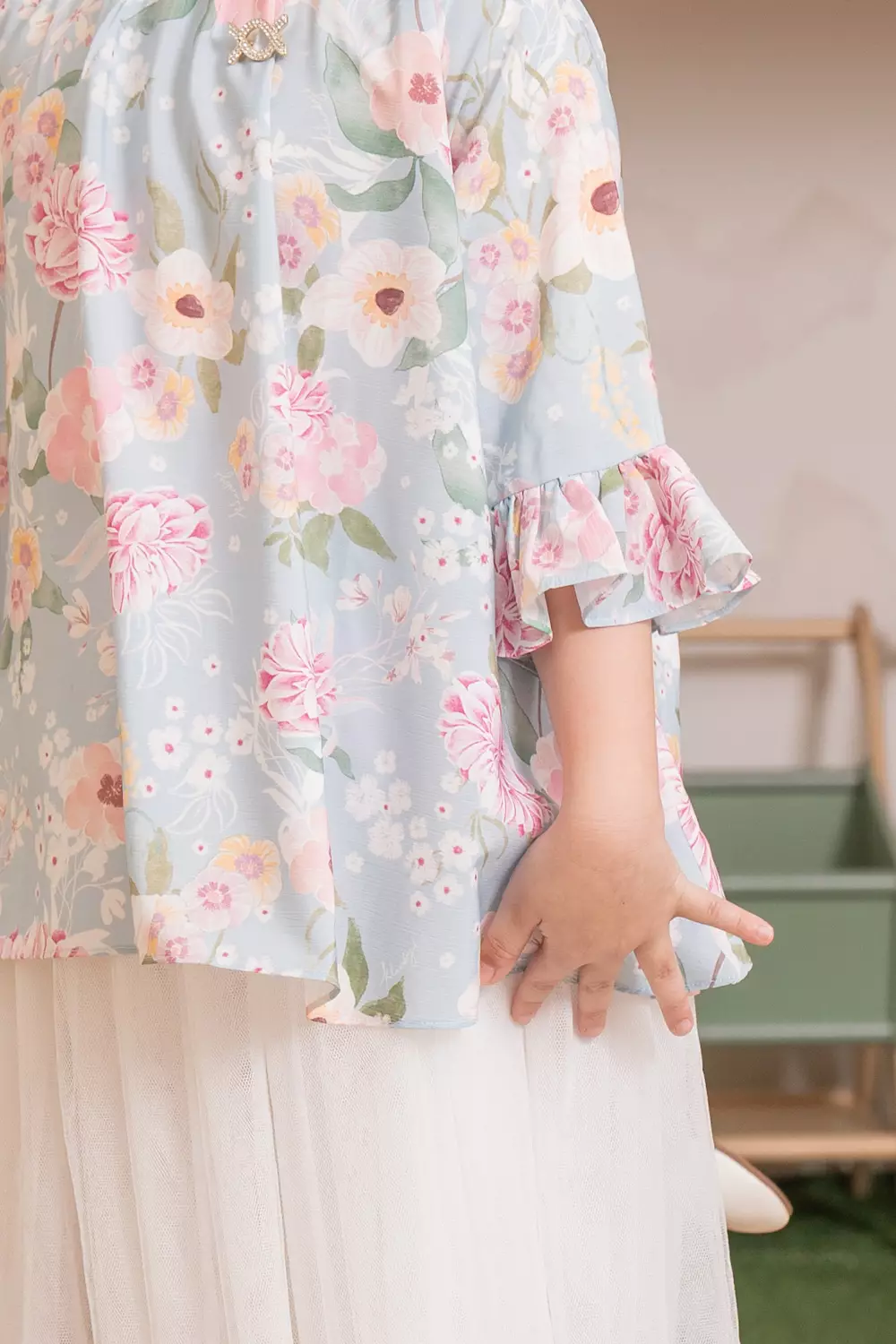 Klamby - Zinnia Blouse Kids Summer Blue