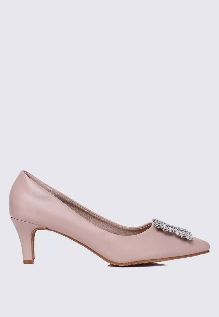 Discount on My Ballerine  shoes - SKU: My Ballerine Casey Comfy Pumps In Nude Pink
