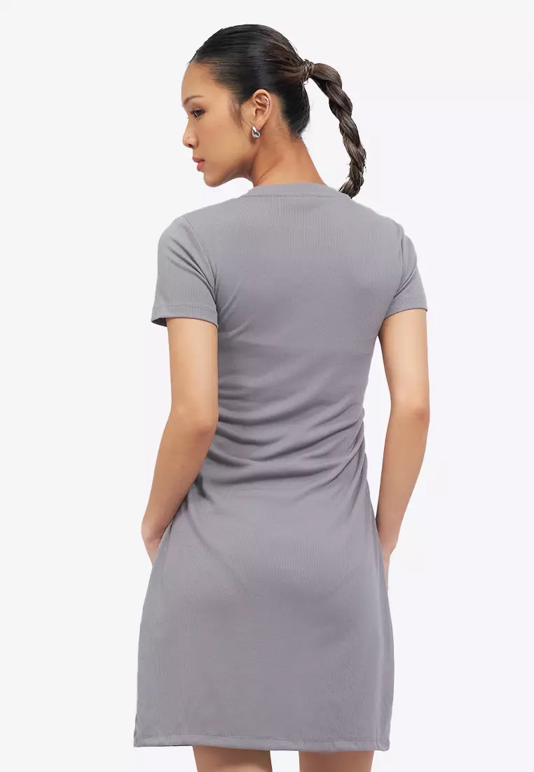 Side Ruched Fitted Mini Dress