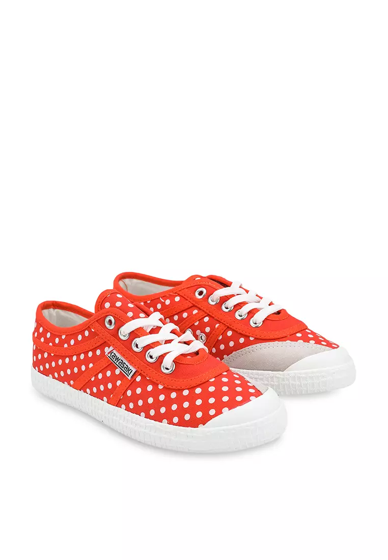 Red polka 2025 dot sneakers