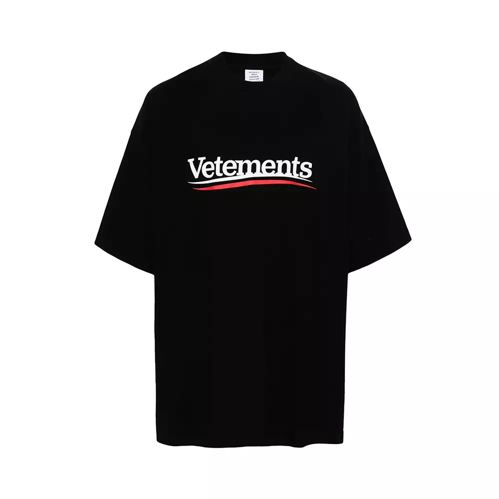 Jual Vetements Campaign Logo T-Shirt Black Original 2025 ZALORA