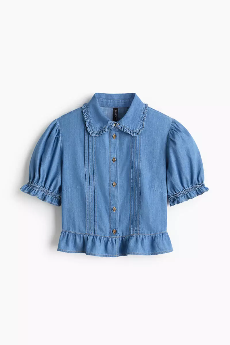 Denim blouse