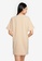 Public Desire beige Seam Detail Oversized T-Shirt Dress 98824AAF885CD7GS_1
