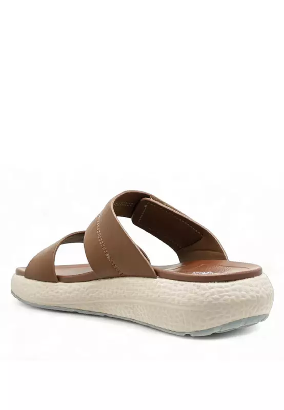 Men Slip On Faux Leather Classic Casual Sandals - 250140045