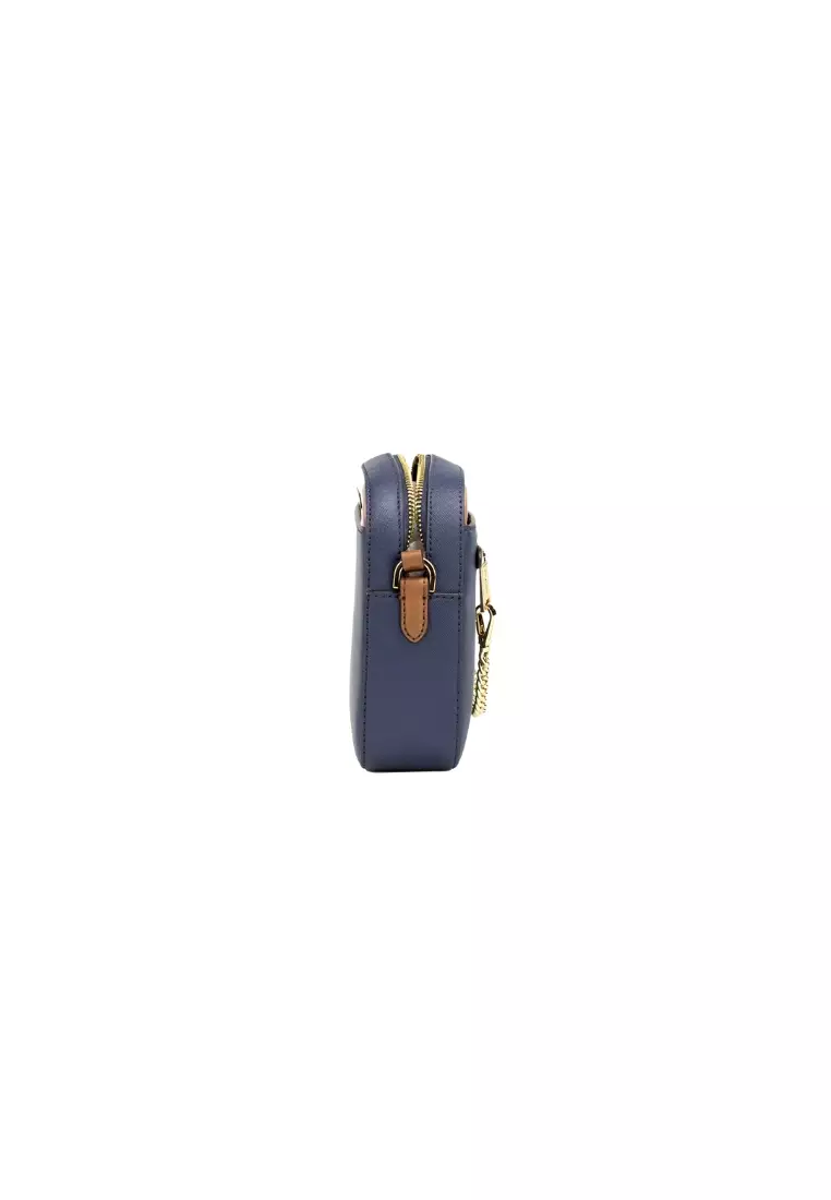 Michael kors discount camera bag blue