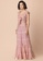Indya pink Blush Geo Knotted Crop Top and Sharara Pants Set 44234AAC3155A2GS_3