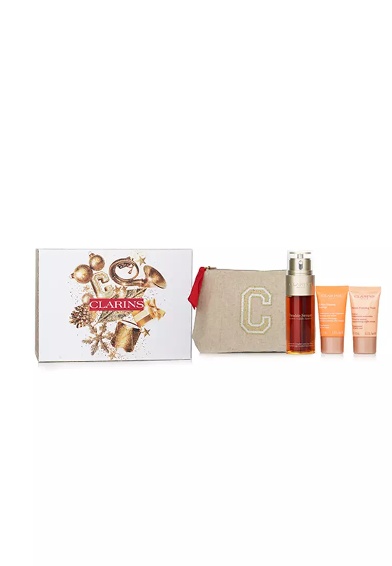 Clarins - Rituale Double Serum & Extra Firming Set: 3pcs+1bag