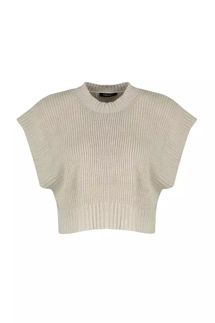 Crop Sweater Knitwear Sweater