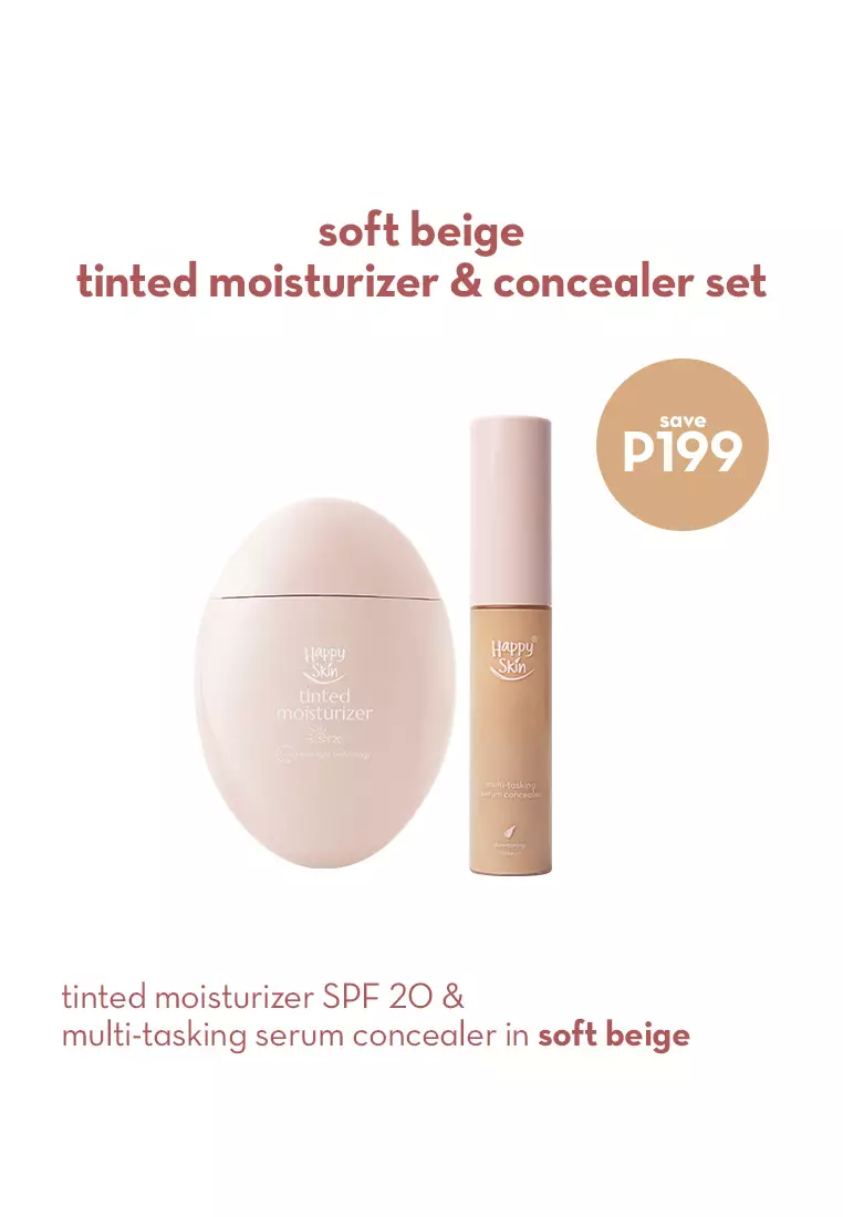 Discount on Happy Skin  shoes - SKU: Tinted Moisturizer & Concealer Soft Beige Set