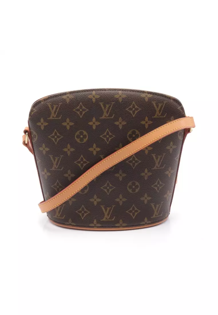 Pre-owned Louis Vuitton Monogram Curved Handbag In Brown