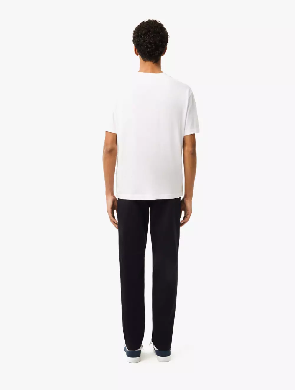 Slim Fit Stretch Cotton Pants - Blue