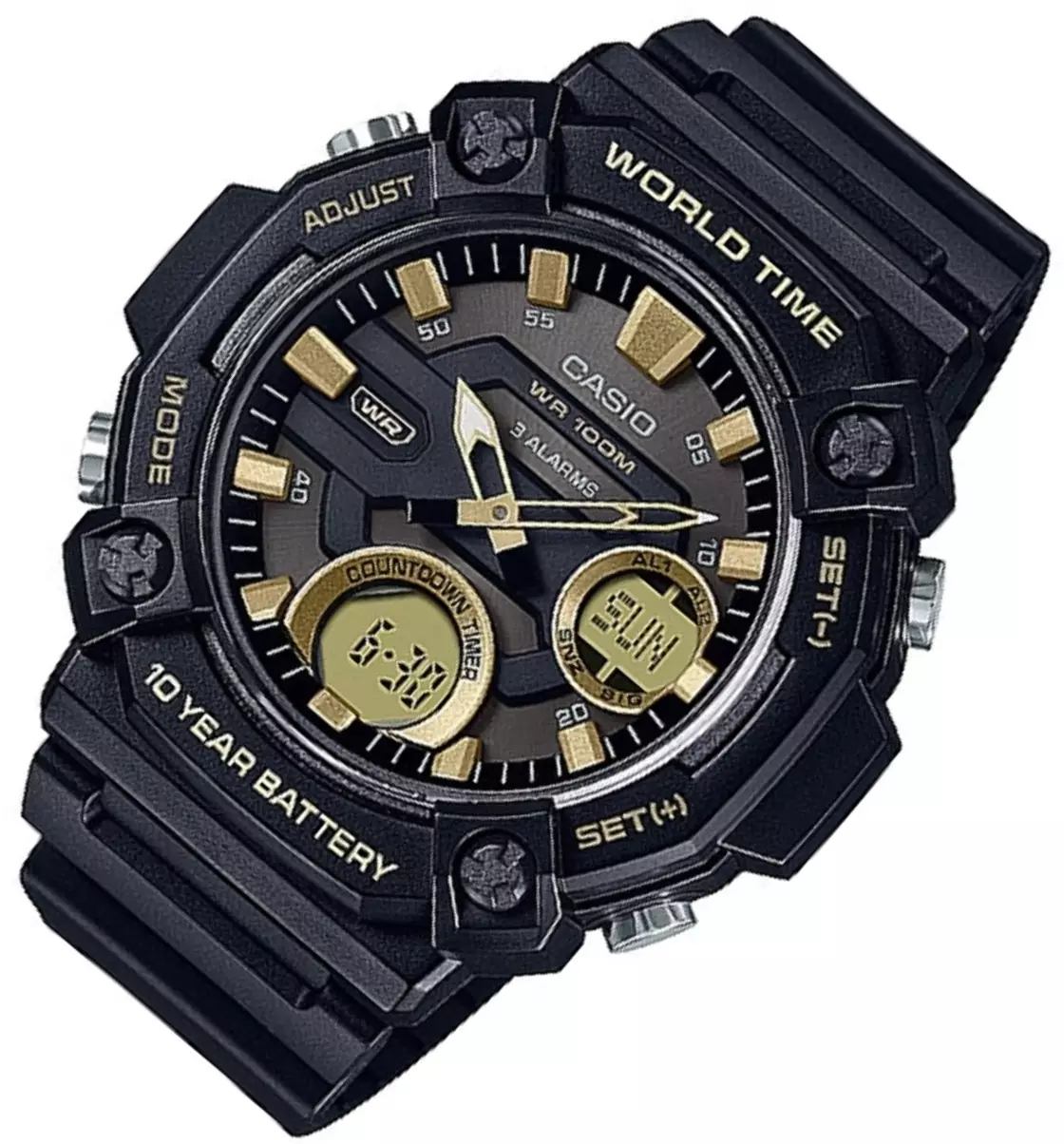 Digital Analog Watch AEQ-120W-9A