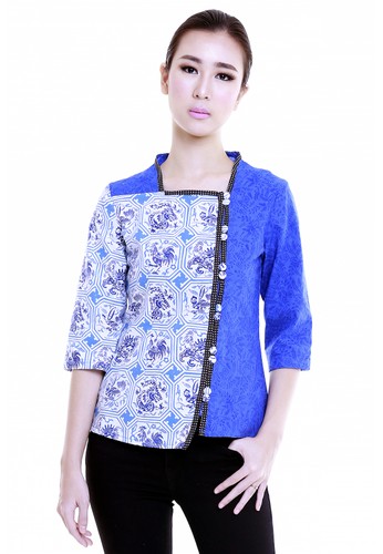 Jual DhieVine Batik  Bedana Porselen Top Original ZALORA  