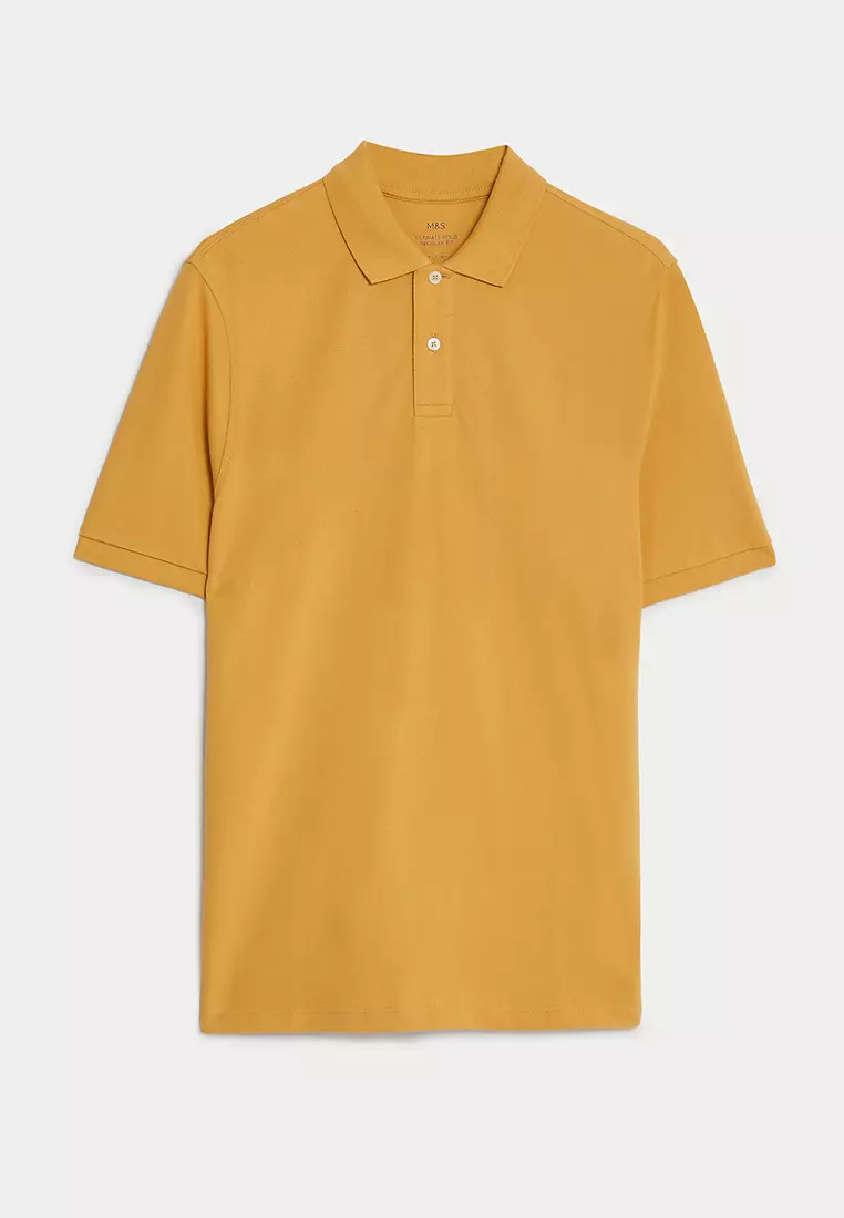 Pure Cotton Pique Polo Shirt