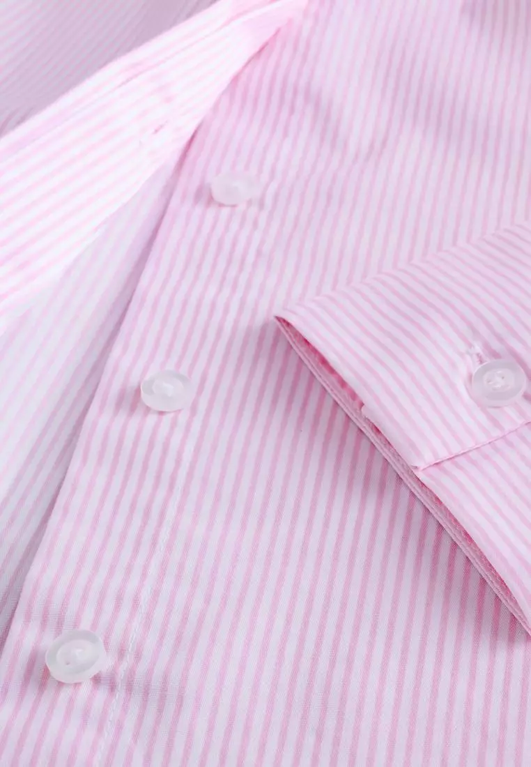 Fitted Stretch Essential Long Sleeve Shirt