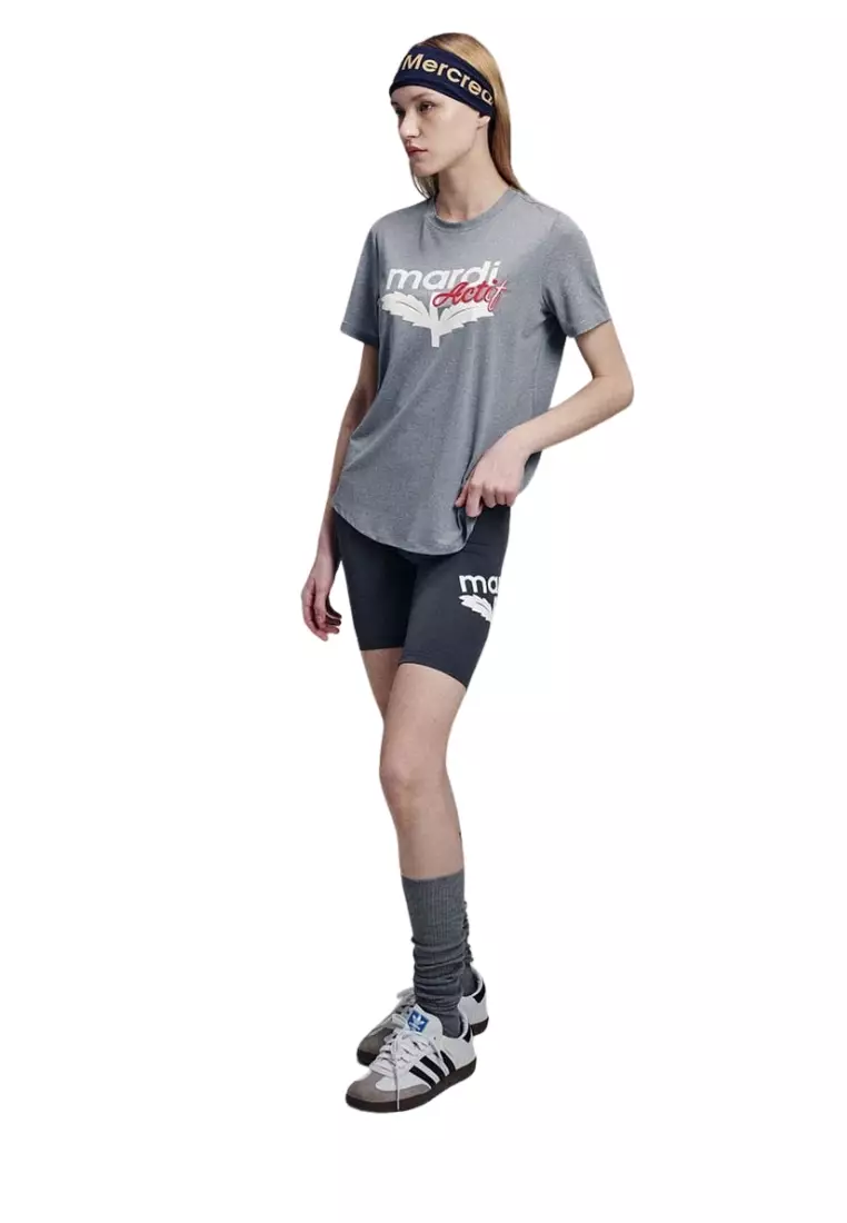 [ACTIF] AIRLIFT Relax Fit Top bloommardi - Melange Grey Red