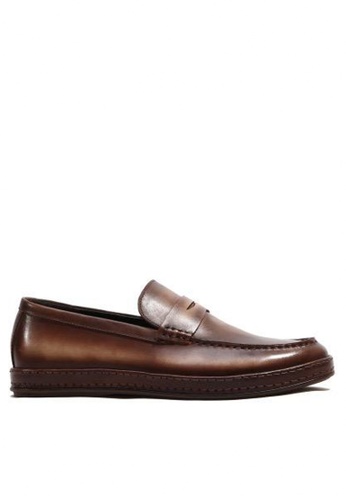 Twenty Eight Shoes brown Vintage Leather Loafers Shoes 75-5 1CAB5SH48D5DE6GS_1