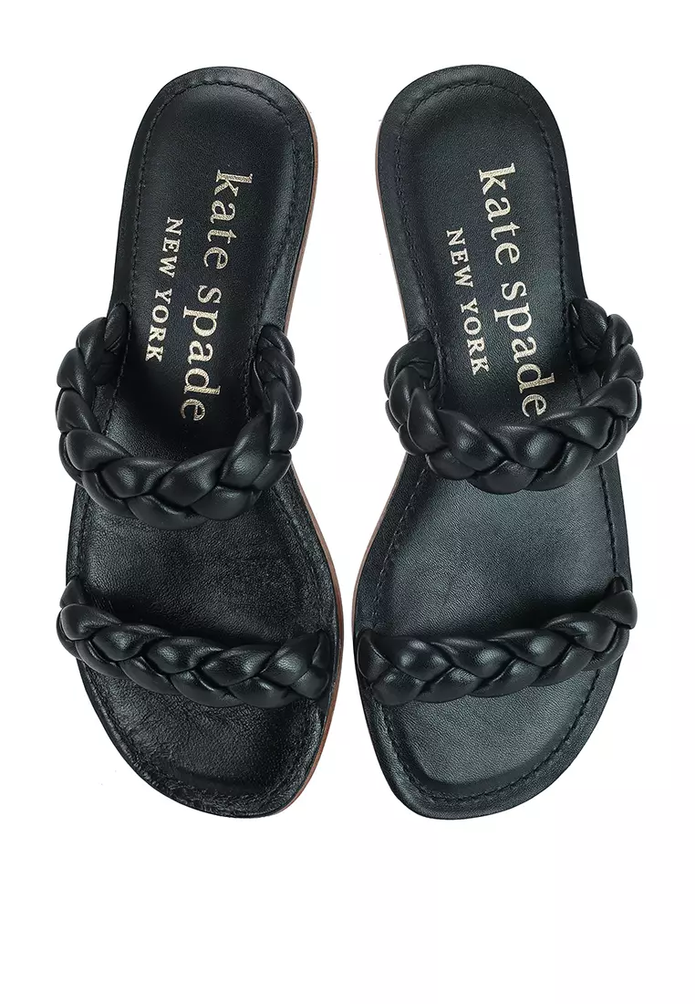 Kate spade flip outlet flops black