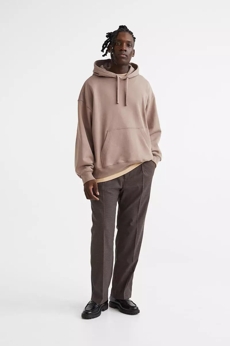 Buy Hu0026M Oversized Fit Cotton hoodie Online | ZALORA Malaysia
