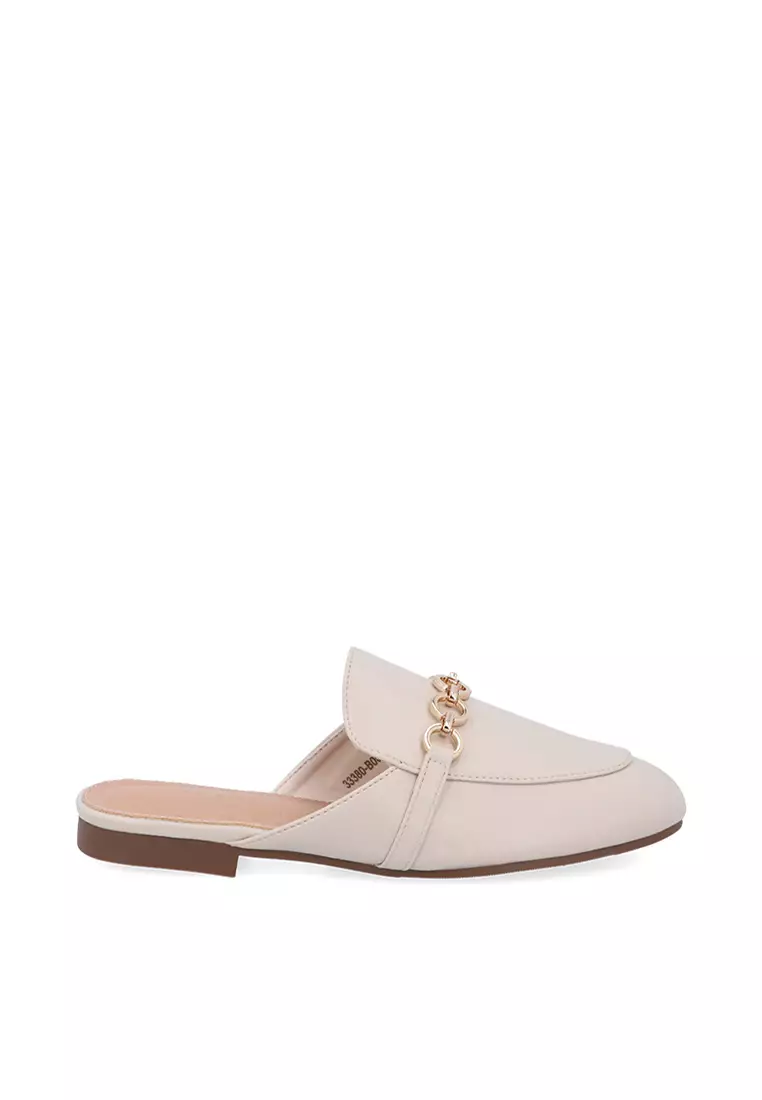 Discount on Carlo Rino  shoes - SKU: Beige Ceryn Grace Mules