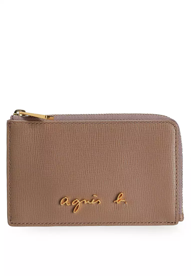 agnès b. Logo Zip Card Case 2026 | Buy agnès b. Online | ZALORA