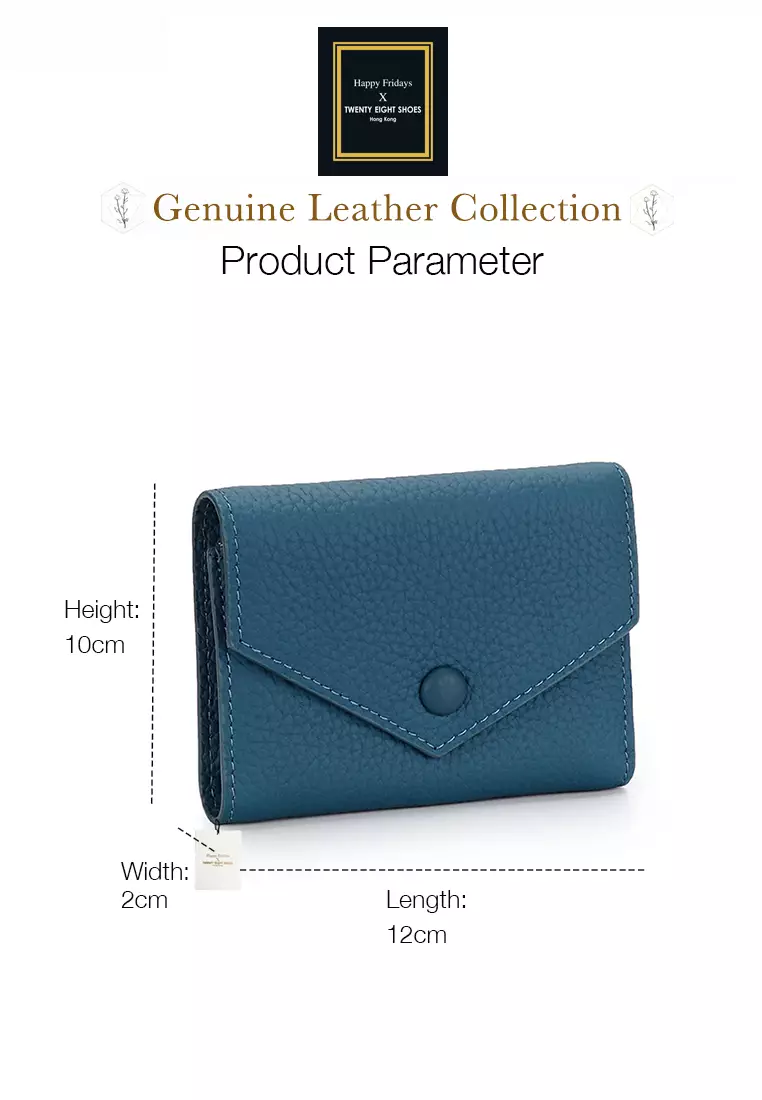 Full Grain Leather Tri-Fold Wallet JW YT-6923