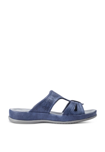 Louis Cuppers blue Comfort Sandals 2AB91SHE2FD541GS_1