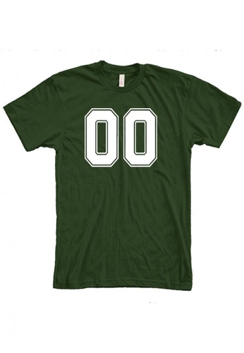 MRL Prints green Number Shirt 00 T-Shirt Customized Jersey D3EB2AAE1DC044GS_1
