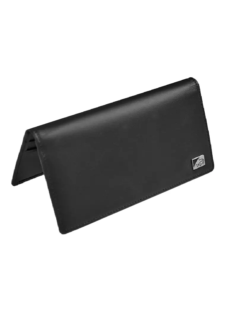 Crocodile 890BY Dompet Bi-fold Wallet Leather Kulit Original - Hitam