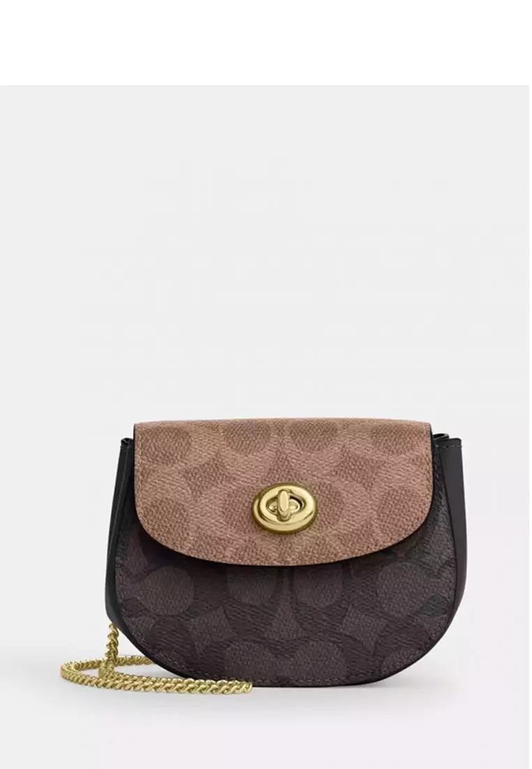 バッグ COACH Signature Gallery Tote Turn Lock Buy Coach Turnlock Card Case In Blocked Signature Canvas 2026