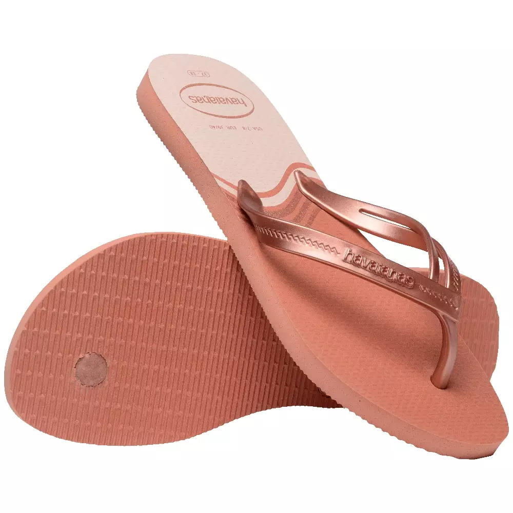 [ONLINE EXCLUSIVE] Havaianas 9259 Elegance Print Pink Clay - Sandal Wanita