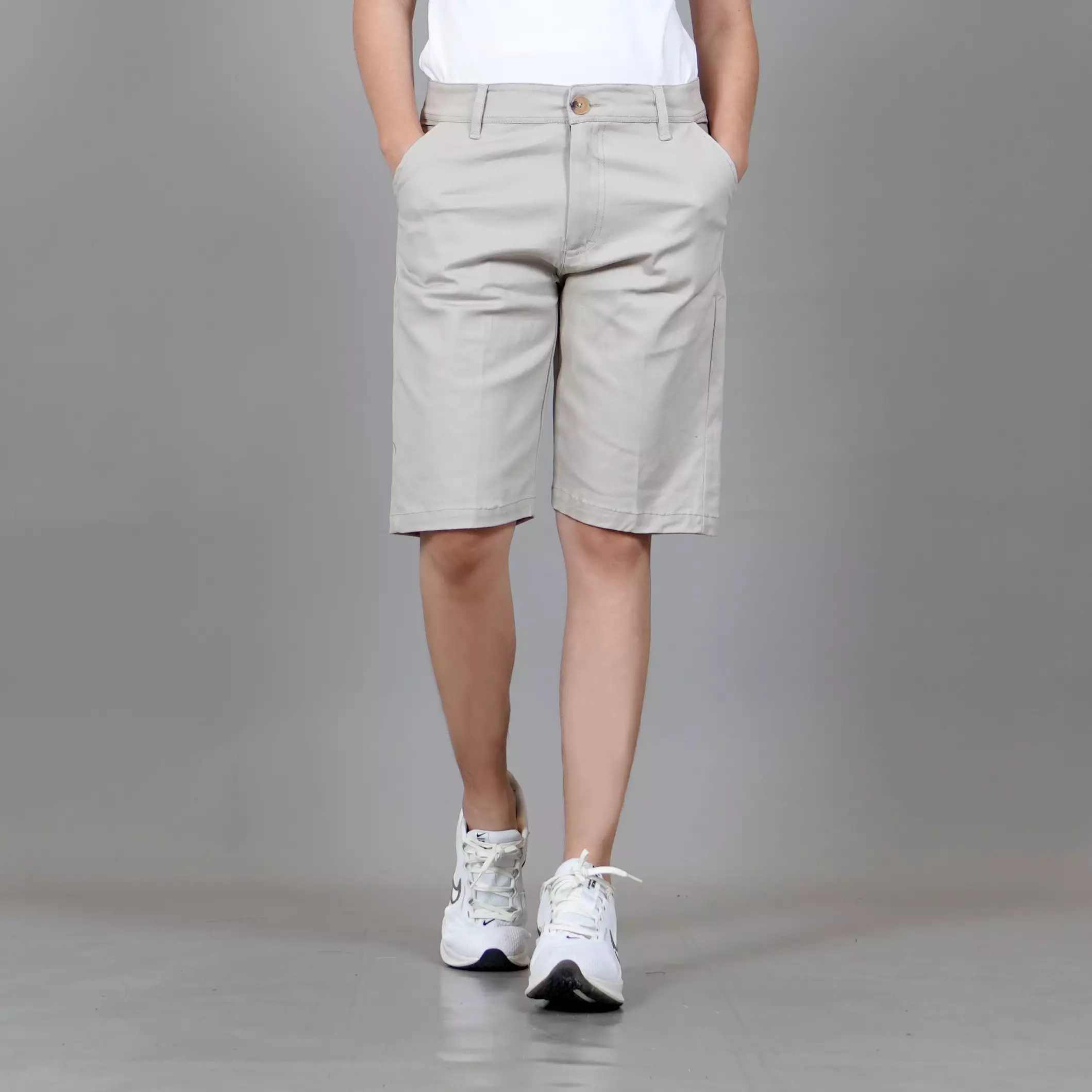 Oscar Celana Pendek Wanita Celana Chino Pendek Celana Santai - KREM