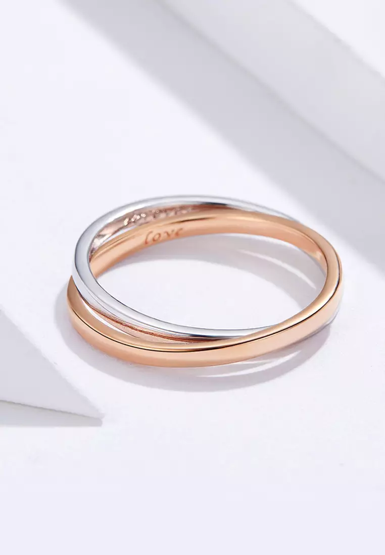 Forever Love Dual Tone Promise Ring