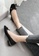 Twenty Eight Shoes black Suede Fabric Mid Heel 6637-3 B51A4SHAABF5A7GS_5