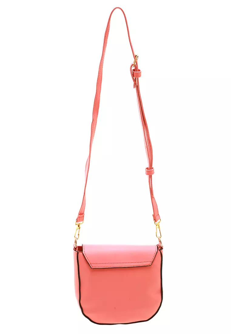 Rebicca Slingbags Premium Zipper Closure Bag Women - Peach