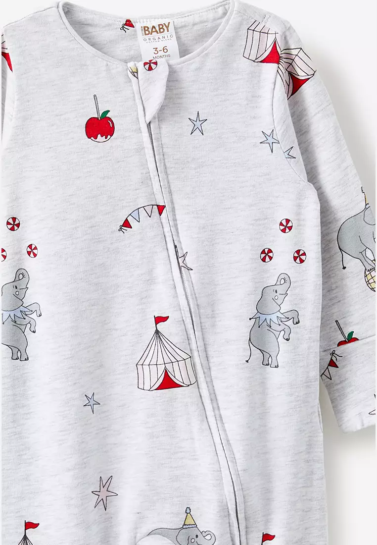 The Long Sleeve Zip Romper