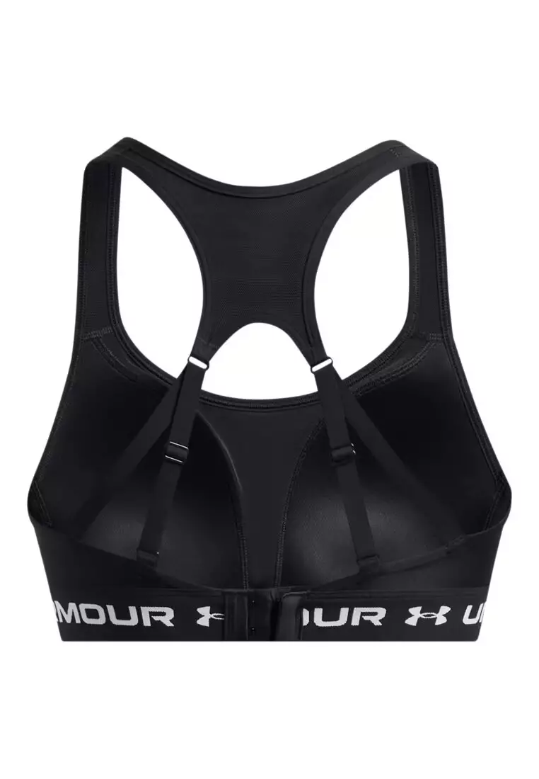 UA Crossback Strappy女士高腰運動內衣