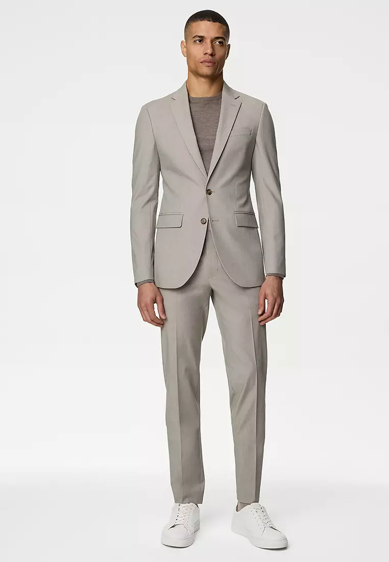 Slim Fit Stretch Suit Jacket