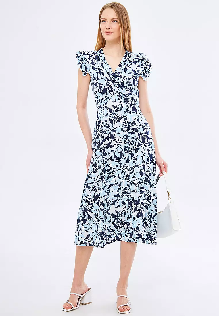 Buy ARMONIKA Printed Wrap Dress 2025 Online ZALORA Philippines