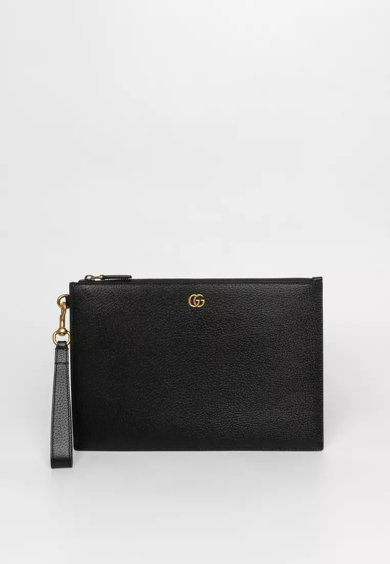 Buy Gucci Gucci Calfskin Leather Pouch 2024 Online ZALORA