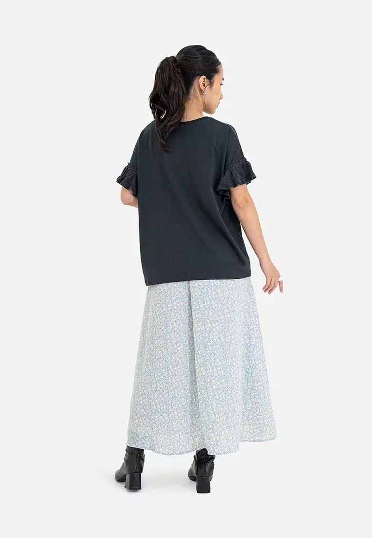 American Holic - Takagi Sleeve Ruffle Pullover