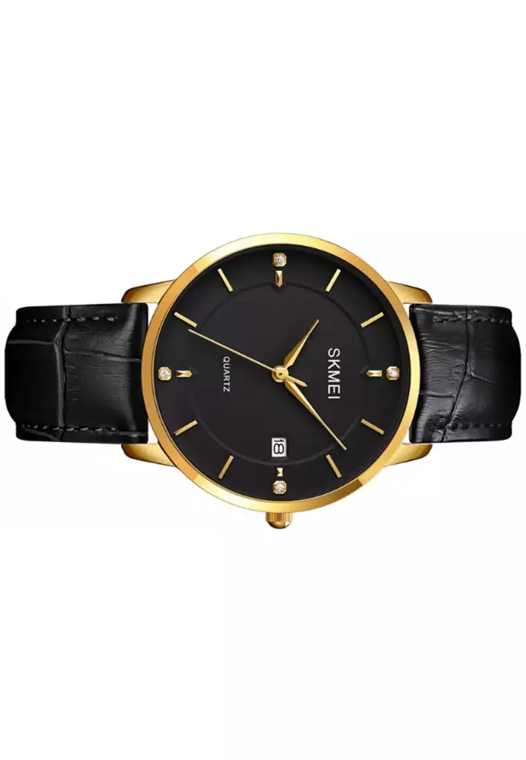 Jam Tangan Analog Pria Waterproof Strap Tali Material Leather BL11 ORIGINAL