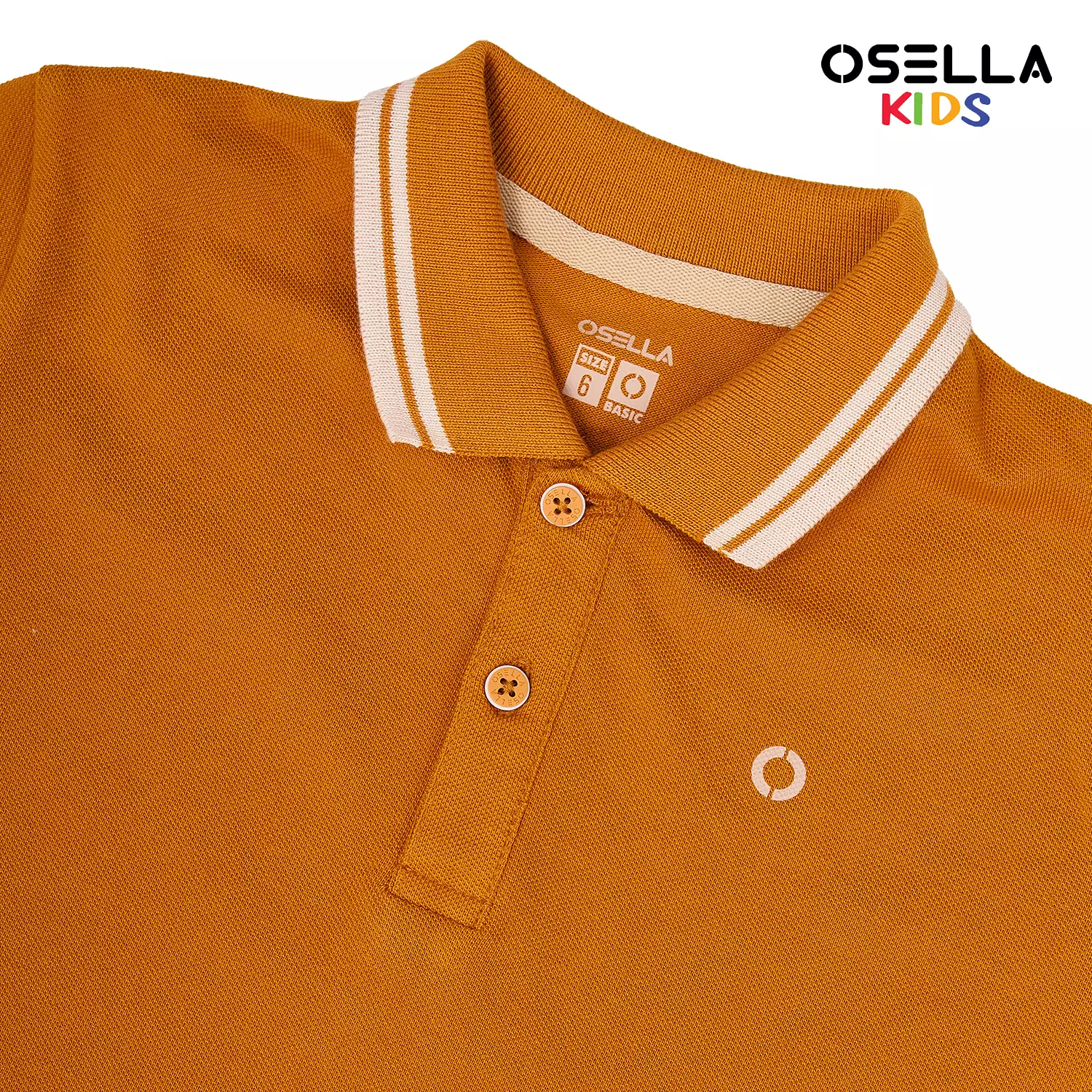 [NEW] Osella Basic Reguler FIt Polo Shirt In Mustard 3222400155 | Polo Shirt Basic Anak Laki-Laki