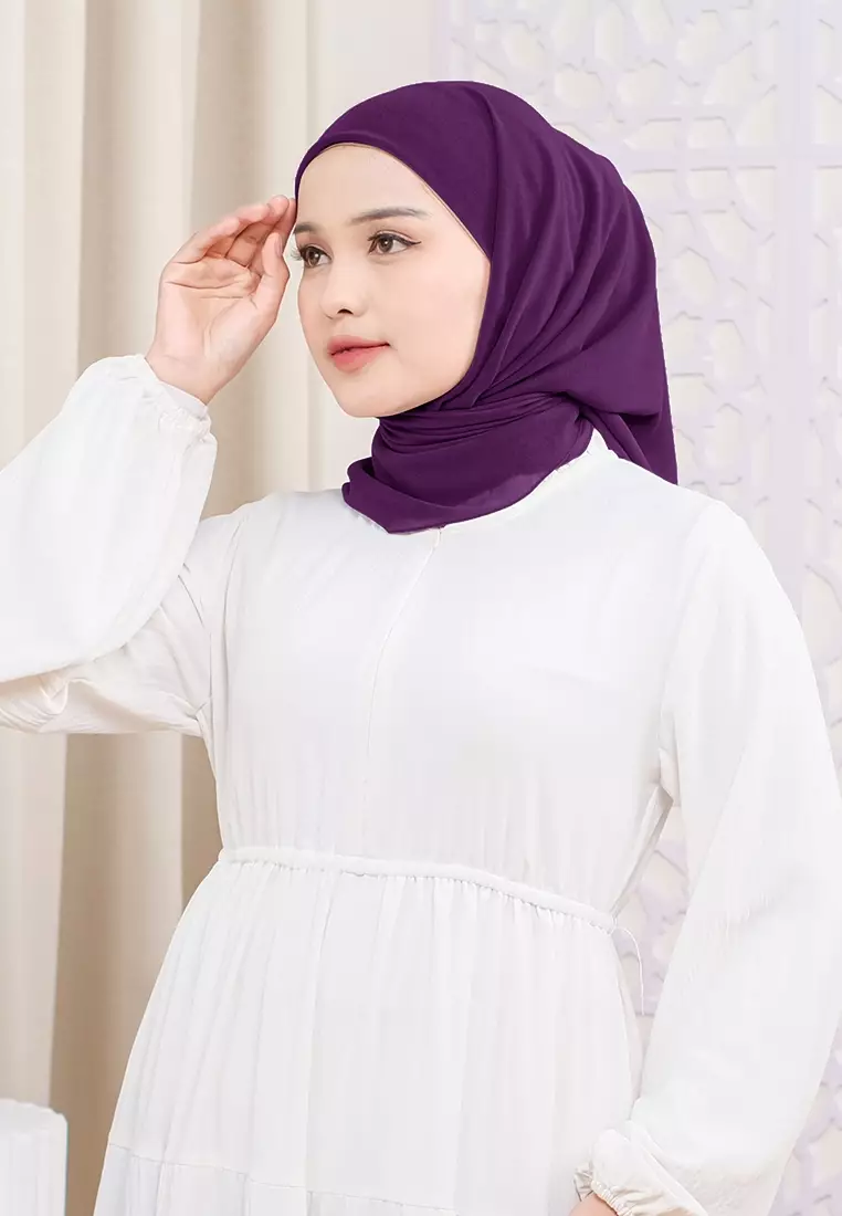 HIJAB INSTAN ALINE - DARK PURPLE