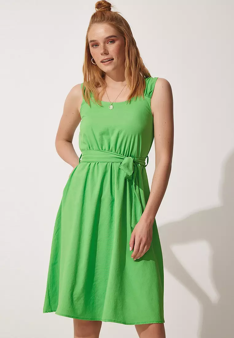 Buy Happiness Istanbul Waist Tie Summer Dress Online ZALORA Malaysia