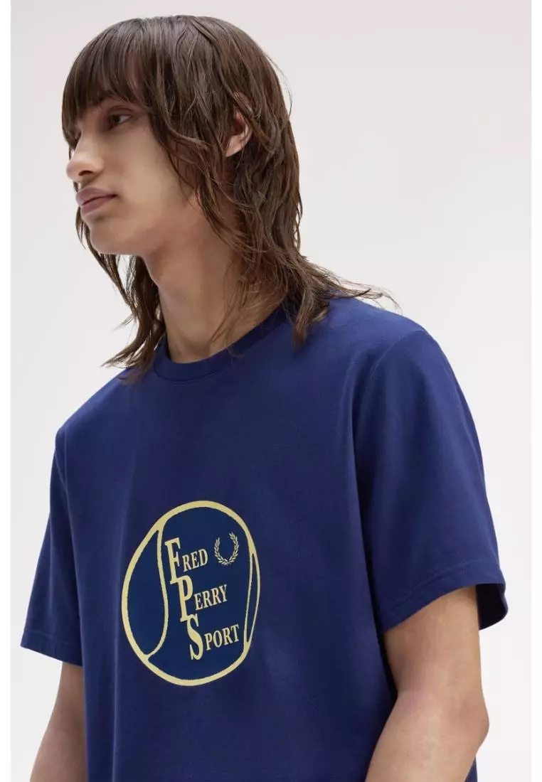 Fred Perry M1773 Fred Perry Tennis T-Shirt (French Navy)