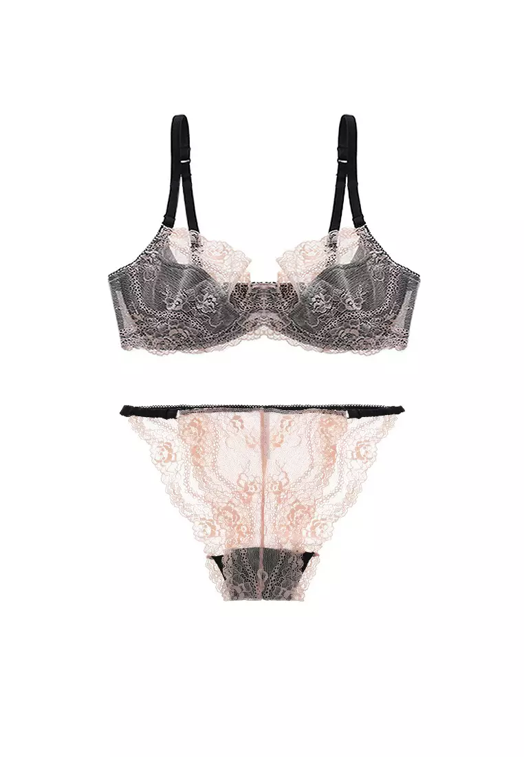 ZITIQUE Lace Lingerie Set (Bra And Panty) - Light Pink 2024, Buy ZITIQUE  Online